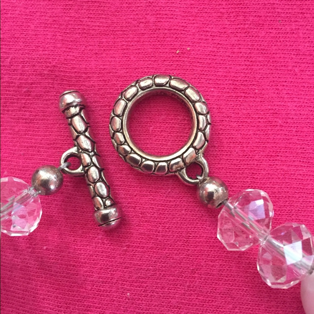 Pearl, and Crystal Necklace - Picture 3 of 4